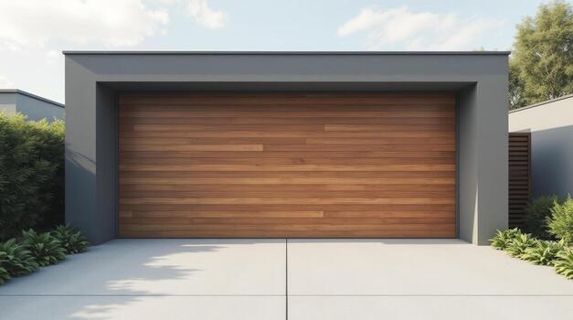 modern garage door